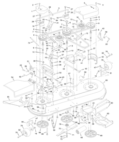 Part Location Diagram of 009X23 Murray DISCONTINUED